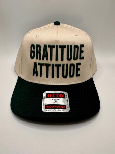 Dark Green Gratitude Attitude