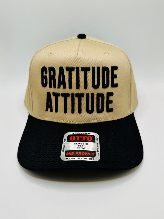 Tan/Black Gratitude Attitude